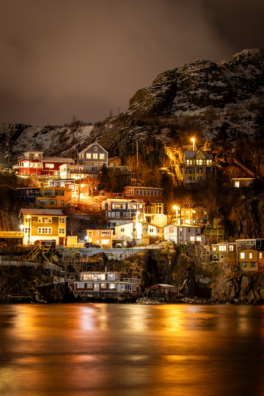 The Battery at Night – Greeting Card (5x7)